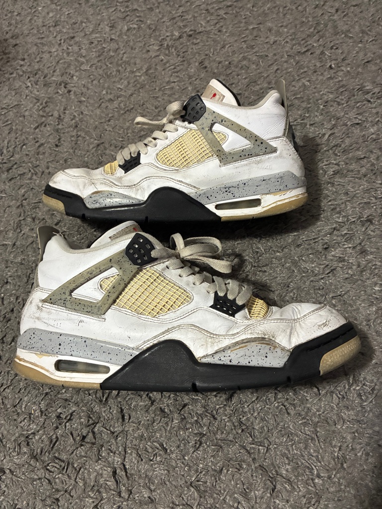 Jordan 4 White Cement
